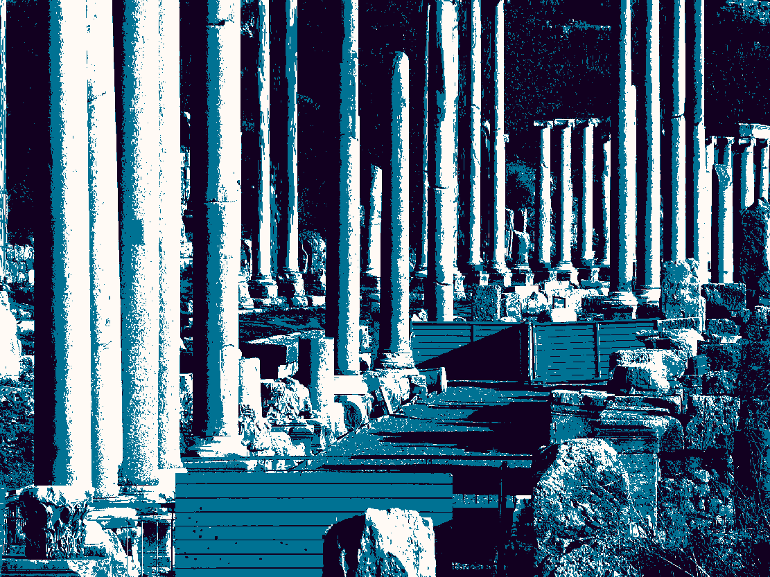 "Aspendos Säulen gestreckt" ©2008 Josi Bennöhr